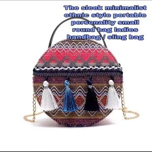 Round bag ladies handbag/sling bag